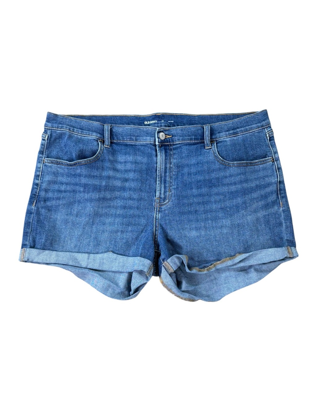 Woman’s Old Navy denim mid rise shorts size 16